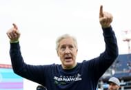 Pete Carroll at Seattle Seahawks v Tennessee Titans